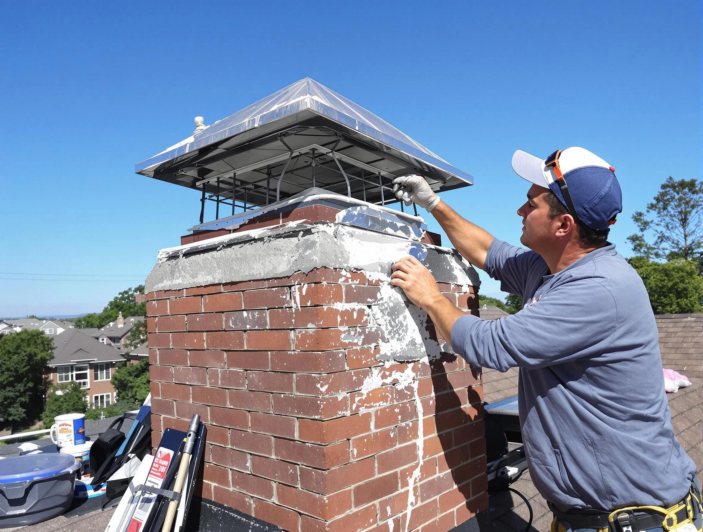 Chimney Crown Services service in Golden, CO