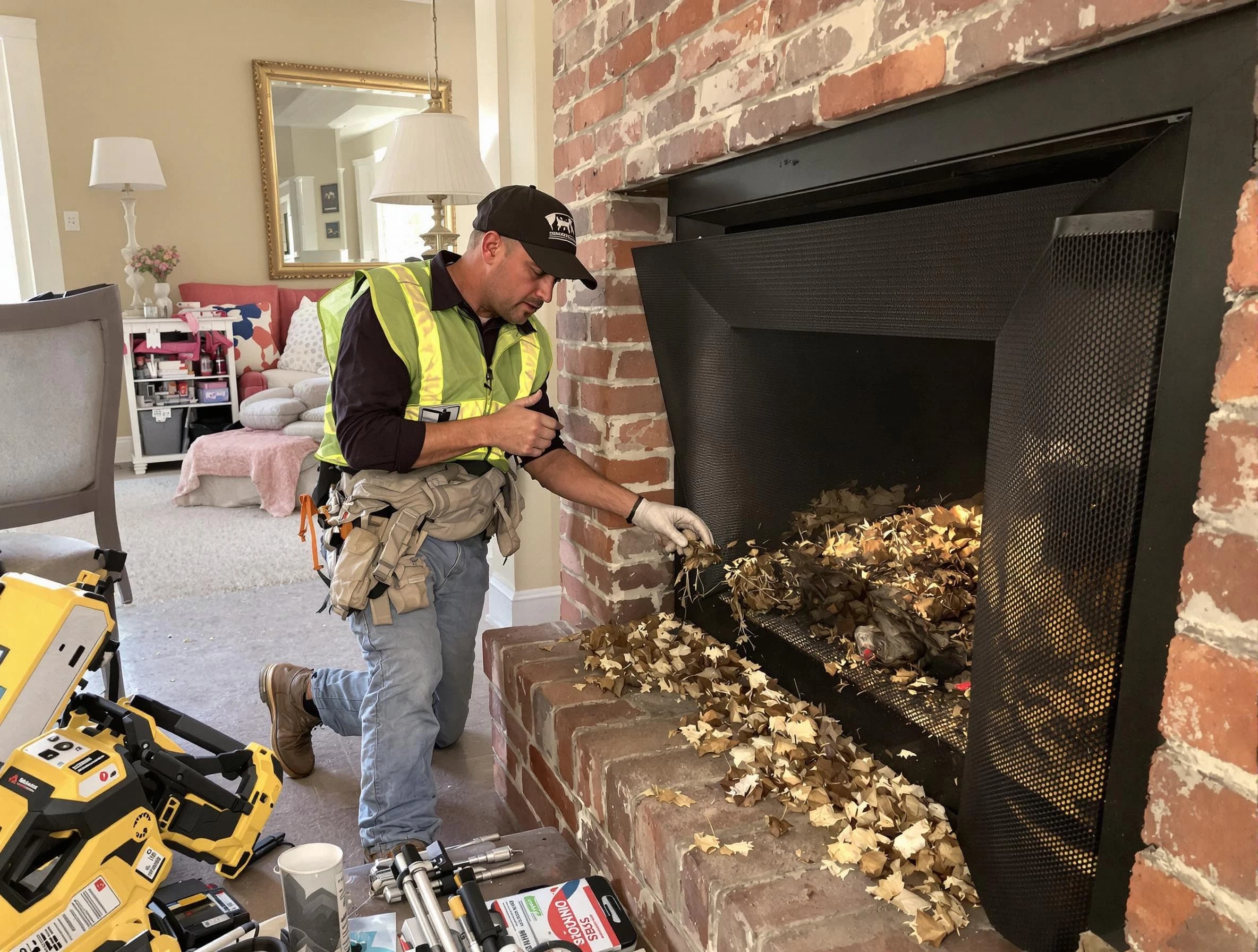Safe screening installation by Golden Chimney Sweep in Golden, CO