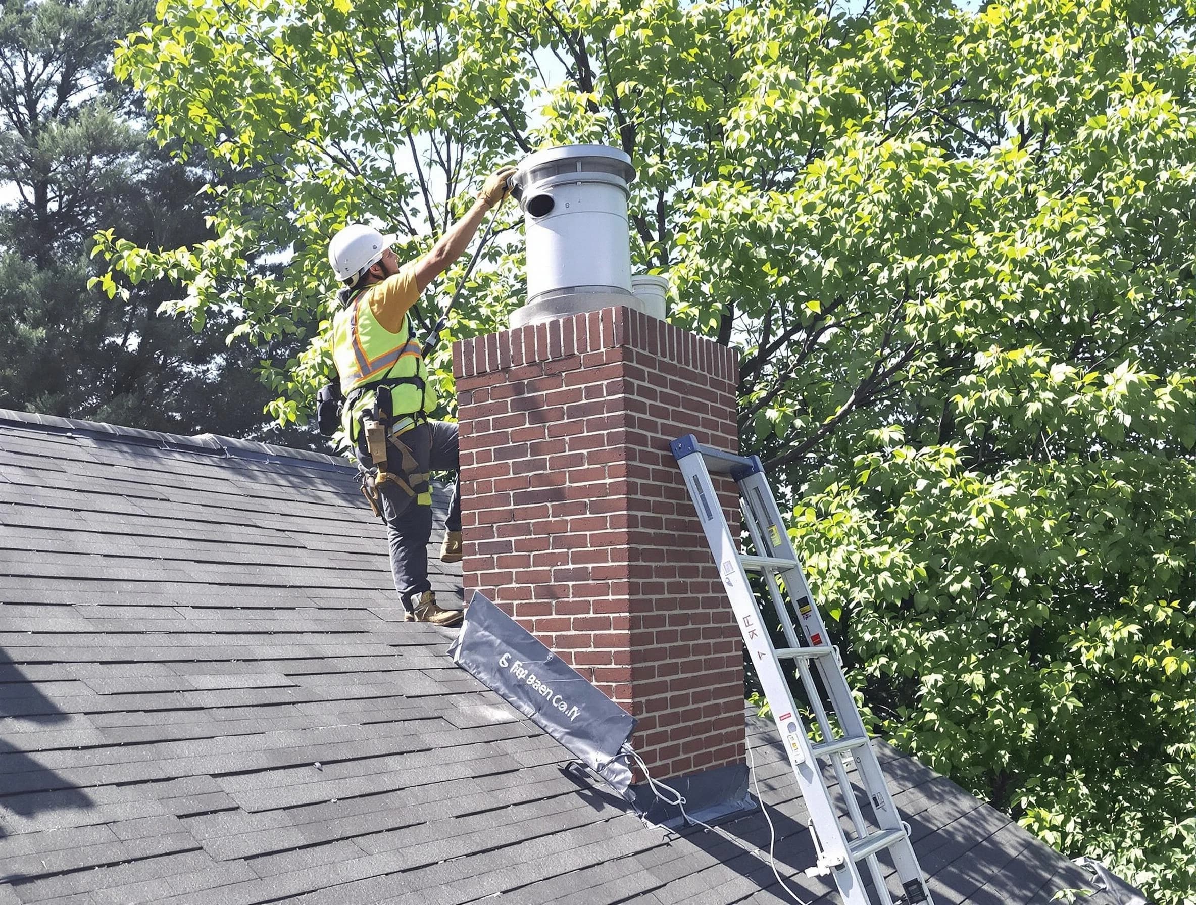 Chimney liner inspection by Golden Chimney Sweep in Golden, CO