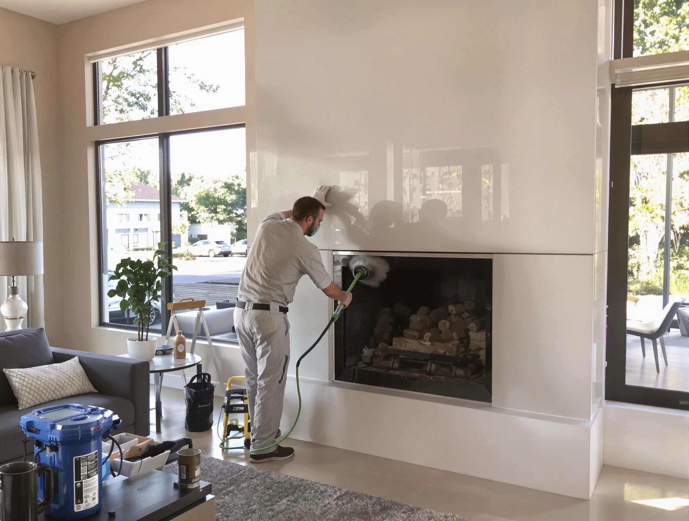 Golden Chimney Sweep performing thorough soot removal in Golden, CO